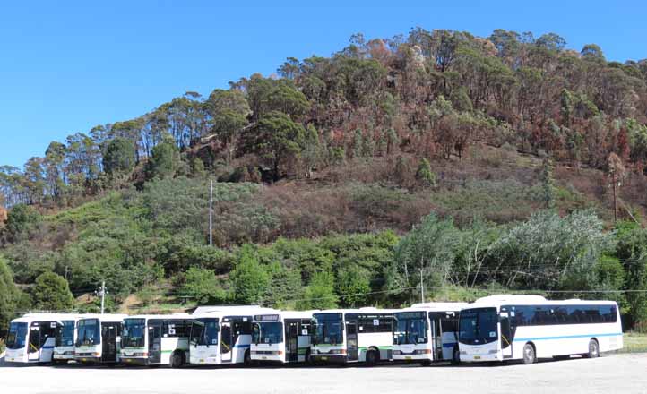 Lithgow Buslines depot yard